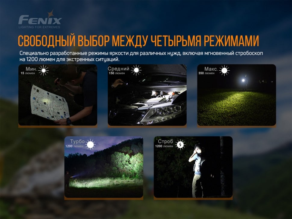 Ліхтар Fenix LD32 UVC Cree XHP 35 HI, 1200 люмен Ліхтар Fenix LD32 UVC Cree XHP 35 HI, 1200 люмен