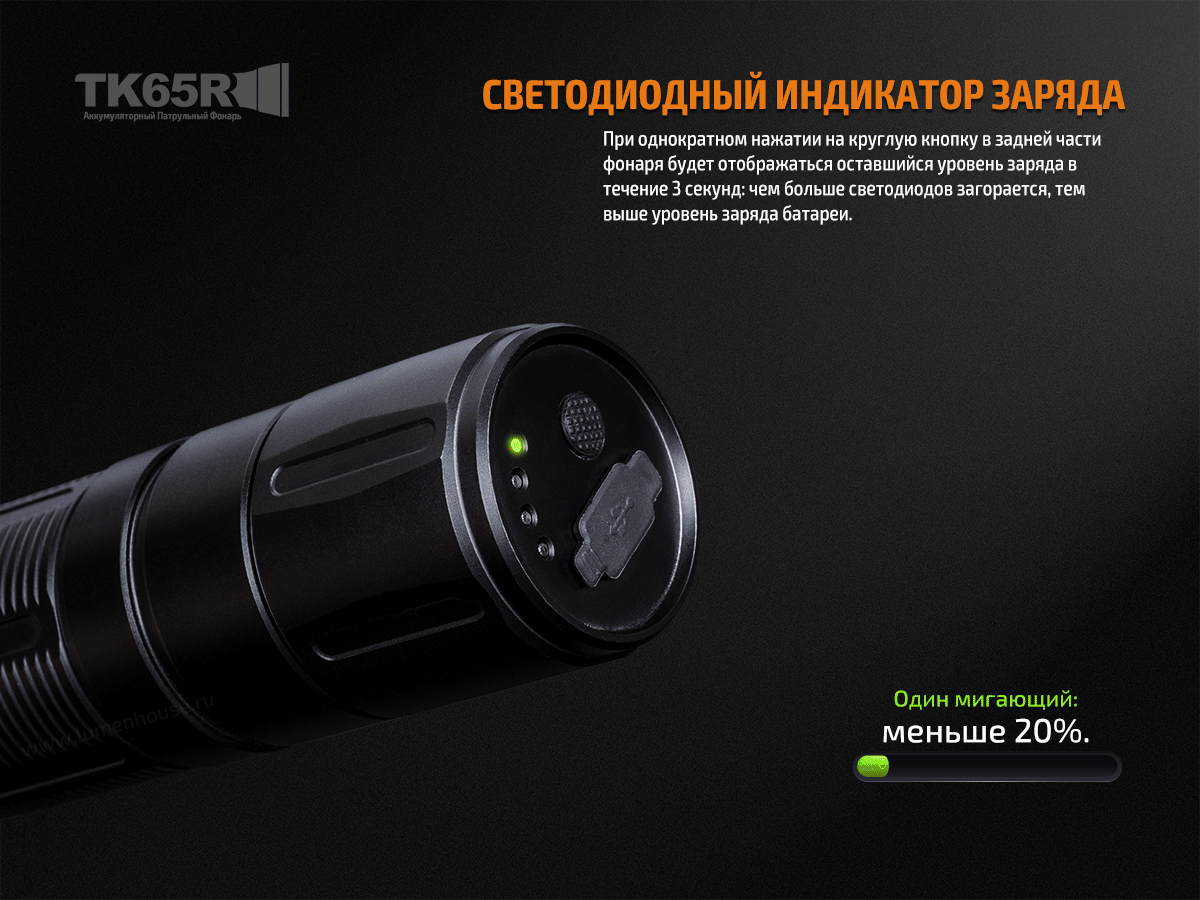 Ліхтар Fenix TK65 Cree XHP70, 3200 люмен Ліхтар Fenix TK65 Cree XHP70, 3200 люмен