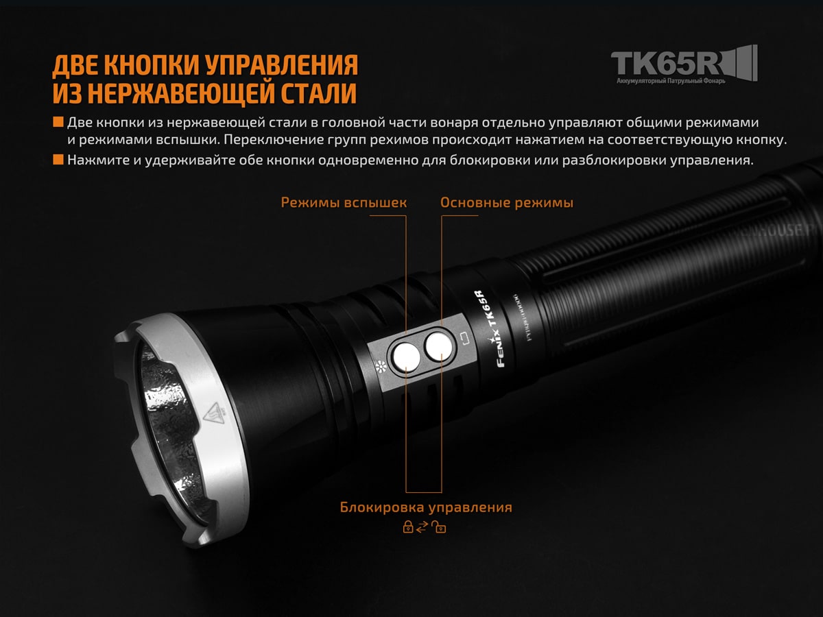Ліхтар Fenix TK65 Cree XHP70, 3200 люмен Ліхтар Fenix TK65 Cree XHP70, 3200 люмен
