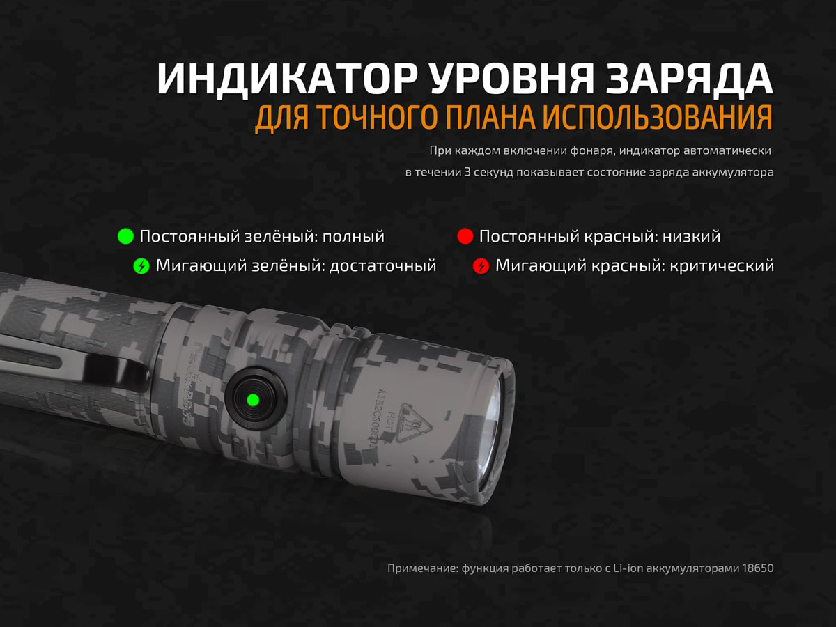 Ліхтар Fenix PD35 V2.0 UCP Digital Camo Edition, 1000 люмен Ліхтар Fenix PD35 V2.0 UCP Digital Camo Edition, 1000 люмен
