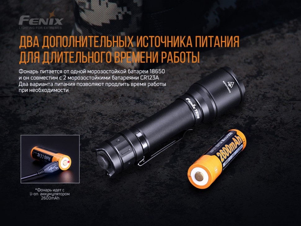 Ліхтар Fenix TK06 Luminus SST20 L4, 800 люмен Ліхтар Fenix TK06 Luminus SST20 L4, 800 люмен